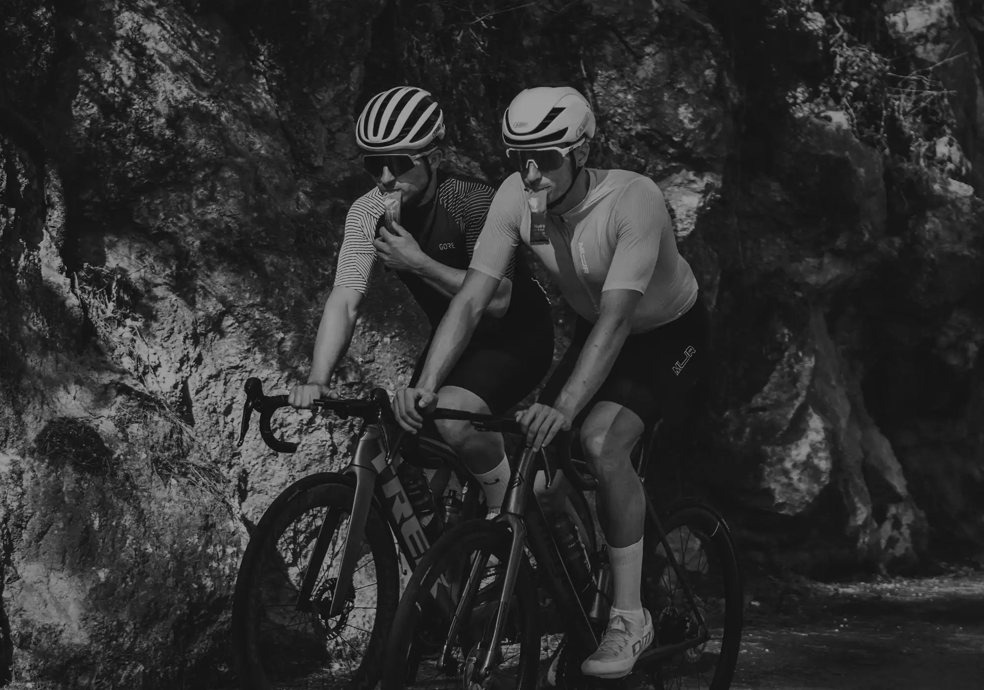 Geles energéticos para ciclista de fondo