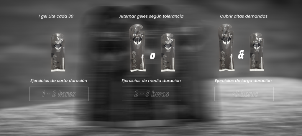 gel 30 vs 60 - Diferencia entre un gel de 30 o 60 gramos de carbohidratos FANTÉ