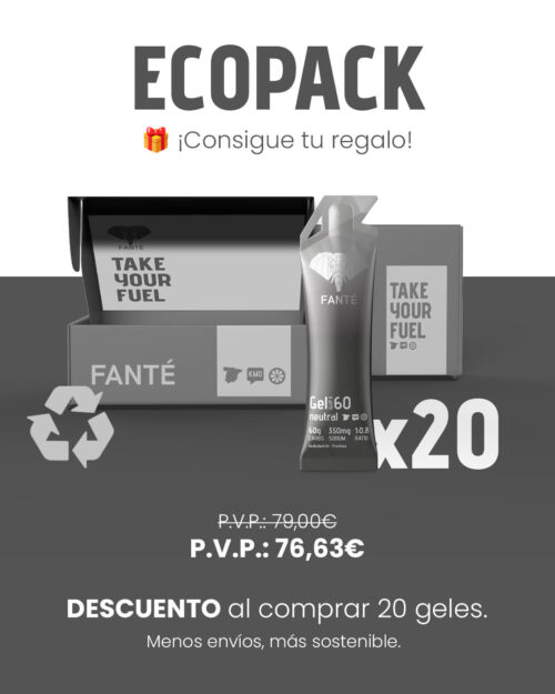 Gel 60 - Neutro, ECO PACK (20 Uds.)