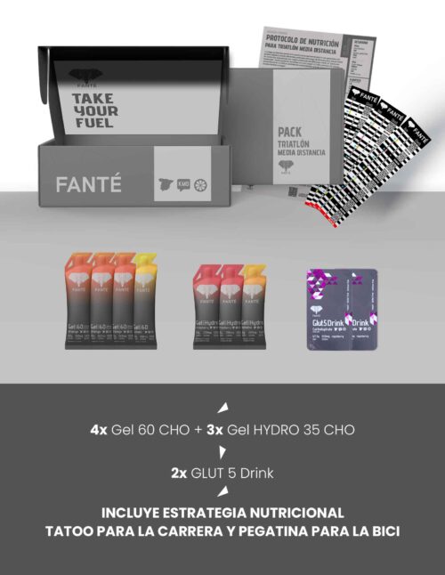 Pack de productos Fanté | Geles energéticos e isotónicos para triatlón